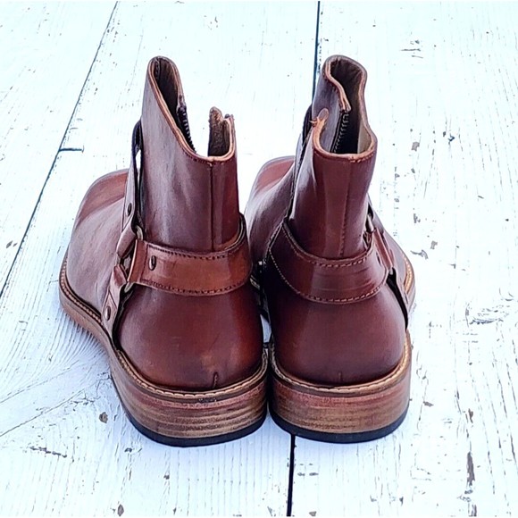 Vintage Foundry Co Men\'s Wyatt Chelsea Brown Boots Sz US 8 EU 41 - READ